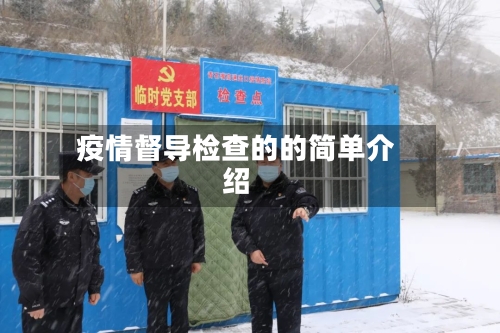 疫情督导检查的的简单介绍