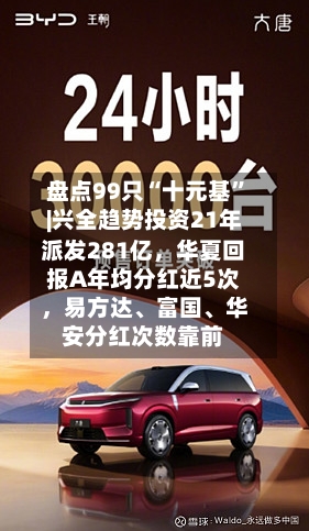 盘点99只“十元基	”|兴全趋势投资21年派发281亿	，华夏回报A年均分红近5次，易方达、富国、华安分红次数靠前-第3张图片